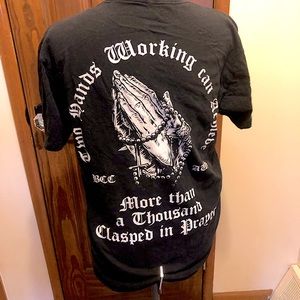 Black Craft Cult Working Hands Prayer Shirt